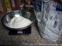 I love our comically massive bag of flour.