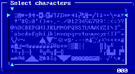 MegaZeux's default character set