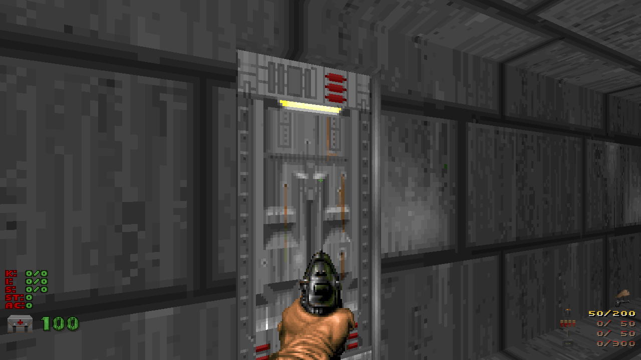 A 32×64 door in Doom