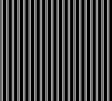 Black screen with repeating columns of white