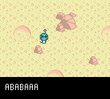 Screenshot of Anise, with a black dialogue box that says: ABABAAA
